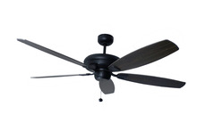  20187 - 5-Blade 56" Upgrade Fan - MB Matte Black/Walnut Blades